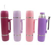 Bouilloire thermique en acier inoxydable de grande capacité de 1000ml Pot à vide au design moderne pour les voyages en plein air et la voiture