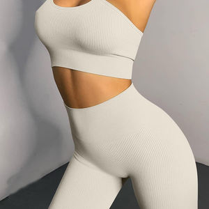 Palestra <span class=keywords><strong>Fitness</strong></span> pantaloni Lifting a vita alta collant allenamento Push Up collant scricchiolante Sport senza soluzione di continuità Yoga Leggings per le donne - Product Image 3