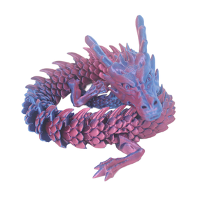 Jouets d'animaux articulés en PVC imprimés en 3D sur mesure, tiges flexibles Panlong de 45 cm, ornements, couleurs personnalisées, jouets scientifiques et d'ingénierie pour la maison - Product Image 3