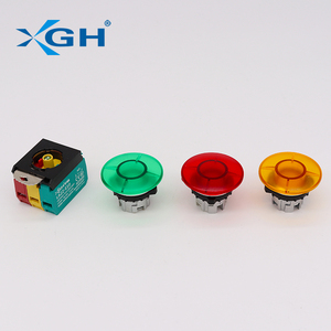 La22e Đỏ/Xanh/Vàng trở lại tạm thời nhựa nấm đầu <span class=keywords><strong>push</strong></span> <span class=keywords><strong>button</strong></span> với đèn - Product Image 2