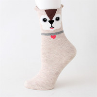 Chaussettes 3D populaires pour filles, mignonnes, avec des oreilles de chat, style dessin animé, tube 3D
