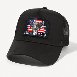 Casquette Trucker Snapback d'Hiver en Coton Uni à 6 Panneaux avec Logo Brodé Personnalisé, Faible MOQ, Haute Qualité, Visière Plate, Tendance, Vente en Gros pour Hommes - Product Image 4