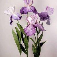 T-FT042 Op maat gemaakte papieren kunst Iris gigantische bloem voor bruiloft, huisdecoratie, winkelpresentatie, feestdagen, evenementen en feestdecoratie