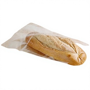 <b>Bread</b> <b>Bags</b> with Ties | 8 x 4 x 18" | 250 Pack (250 Twist Ties) | Bulk <b>Bags</b> for Homemade <b>Bread</b> Bakery Loaf Packing Clear Lar - Product Image 1