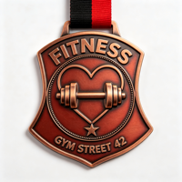 Médaille sportive sur mesure - Récompenses personnalisées avec logo pour les compétitions et événements sportifs, directement de l'usine