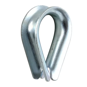 Wire Rope Thimble Galvanized Steel Cable Thimble for Wire Rope Lifting Rigging <b>Material</b> <b>Handling</b> and Industrial Applications - Product Image 3