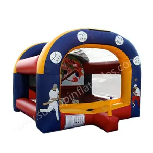 Hot sales carnival games inflatable tee ball,base inflatable teeball game,inflatable batting cage