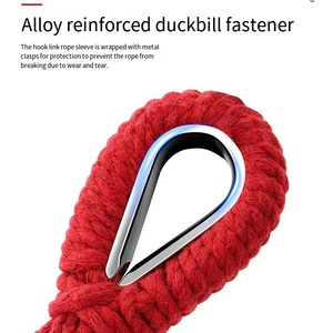 เก้าอี้แขวนในร่มและกลางแจ้งสำหรับระเบียงและตั้งแคมป์เปลแบบพกพาแบบพับได้ - Product Image 3