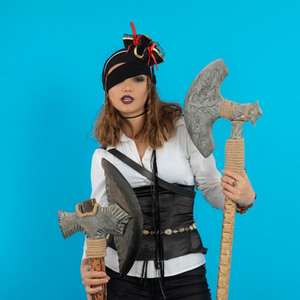 Pafu Adultes Brun Caraïbes Pirate Costume TriCorn Chapeau Deluxe Pirate Capitaine Chapeau avec <span class=keywords><strong>Dreadlocks</strong></span> Cheveux - Product Image 6