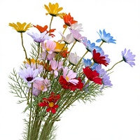 Bunga Matahari Daisy Kecil Buatan Tangan Bergaya Pastoral, Hiasan Rumah, Ruang Tamu, Pernikahan, Dekorasi Luar Ruangan