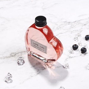 Tùy Chỉnh Thiết Kế Độc Đáo Rượu Tinh Thần Hình Trái Tim 200Ml Vodka Passion Chai Thủy Tinh Có Nắp - Product Image 2