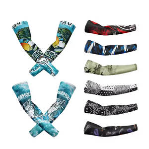 スポーツスポーツスポーツアームスリーブスポーツ肌に優しいスポーツアートフルアームスリーブ - Product Image 3