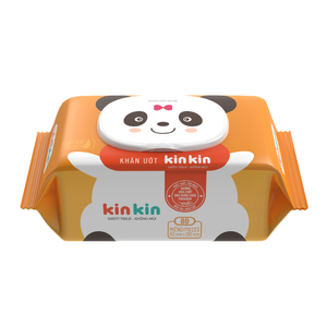 Kinkin Antibacterial Baby Wet <b>Wipes</b> 80pcs Rash Prevention Alcohol-Free Non-Woven Infant <b>Hand</b> Face Wet <b>Wipes</b> Vietnam OEM ODM - Product Image 4