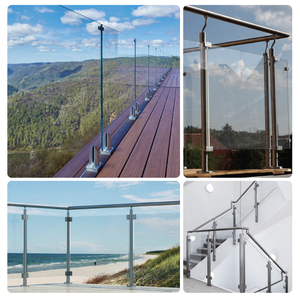 <span class=keywords><strong>Balustrade</strong></span> <span class=keywords><strong>en</strong></span> verre sans cadre <span class=keywords><strong>en</strong></span> promotion, garde-corps <span class=keywords><strong>de</strong></span> balcon <span class=keywords><strong>en</strong></span> verre trempé facile à installer avec pince <span class=keywords><strong>en</strong></span> acier inoxydable pour <span class=keywords><strong>terrasse</strong></span> <span class=keywords><strong>de</strong></span> villa - Product Image 6