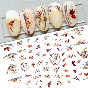 High Quality design Self Adhesive 3D Nail Sticker for Nail Salon Nail Art Stickers