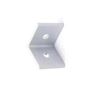 2 Hole 4038 Inside Corner Aluminum Bracket For Aluminium Profile