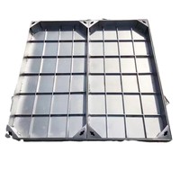 Couvercle de manhole invisible en acier inoxydable 304/316 moderne, robuste, pour eaux pluviales, en promotion, pour matériaux de construction métalliques extérieurs
