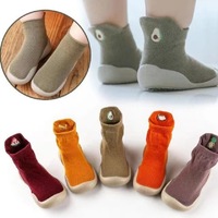 Chaussons d'été unisexes pour tout-petits, semelle souple antidérapante, respirants, en tissu de coton brodé, pour 3-4 ans, chaussettes de sol monocouche