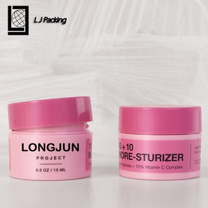Vòng dày tường màu hồng nhựa PET mỹ phẩm bao bì Mini sinh thái thân thiện mặt Kem <span class=keywords><strong>Jar</strong></span> 15 gam - Product Image 6