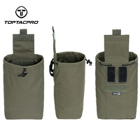 TOPTACPRO Tactique MOLLE Drop Pouch Ranger Vert Chasse Pliable Mag Sac De Recyclage Mini Dump Pouch