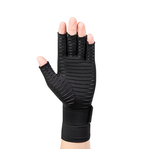 Sarung tangan tembaga Arthritis kompresi tembaga, sarung tangan untuk mengetik komputer lorong karpal dan dukungan sehari-hari untuk tangan - Product Image 4