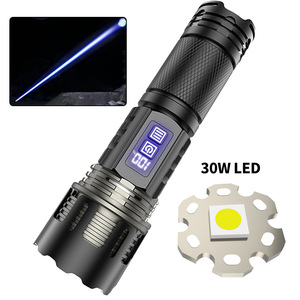 ยุนมัย ซูมไฟฉาย LED 30W แบบชาร์จไฟได้ จอแสดงผลดิจิตอล ไฟฉายปรับโฟกัสได้ - Product Image 5