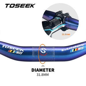 Guidon de vélo de montagne en fibre de carbone Toseek Wcs 760 mm pour vélos de route, guidon MHC-Abzl, largeur 580/760 mm, pièces de vélo OEM - Product Image 6
