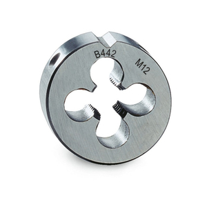 Filière ronde à pas grossier en acier Beta 442 HSS, filetage M12 - Product Image 1