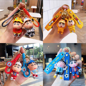 Llavero de Peluche Creativo y Adorable de Crayon Shin-chan, Juguete Suave, Colgante para Bolsa o Coche, Pequeño Regalo para Parejas - Product Image 2