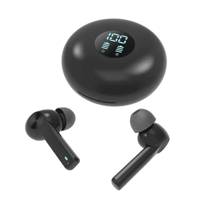 Venta caliente modelo privado Blotooth Gamer Ear Buds TWS inalámbrico en la oreja pantalla táctil digital con Bing Sports Gaming auriculares