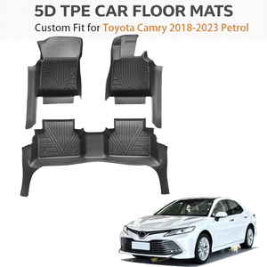 Alfombrillas de Coche TPE Ecológicas Hechas a Medida para Toyota Camry 2018-2023 (LHD) Gasolina/Híbrido |   Juego Completo Impermeable para Todo Clima OEM - Product Image 1