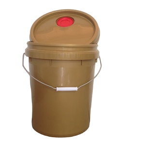 Seau en plastique de 20 L résistant au blanchiment, testé aux agents oxydants. Nous fournissons des couvercles à double joint de 1 L à 220 L pour gel désinfectant. - Product Image 5