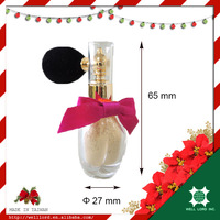 Atomiseur de parfum en verre transparent à marque privée, avec capuchon à vis, estampage à chaud, capacité 10-50 ml, application pulvérisateur de poudre