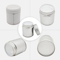 Vente directe usine – Boîtes en fer blanc pour poudre de matcha premium, petites boîtes vides de 30g, finition mate, emballage pour matcha