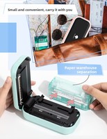 Impresora Térmica de Fotos de Formato Ancho de Alta Definición M03 Original para Estudiantes, Incluye Rollo de Papel