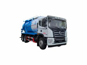 Dongfeng T5 6×4 18-20CBM Septic Tank Truck, Yuchai 300HP, Powerful Vacuum Suction for <b>Sludge</b> & Fecal Waste, Export Customization - Product Image 1