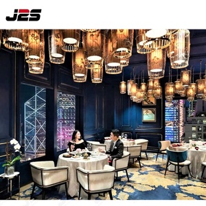 Set di Sedie Imbottite in Tessuto J2S per Sale Banchetti di Hotel di Lusso con Tavoli Rotondi per Ristoranti e Sale Banchetti - Product Image 2