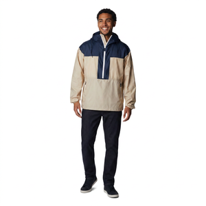 2026 <b>Men's</b> Hooded Windbreaker <b>Jacket</b> Casual <b>Long</b> Design for Spring Autumn Lightweight and Thin Wholesale at Low Price - Product Image 1