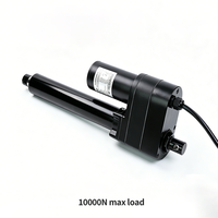 Actionneur linéaire DC robuste IP65 12/24/36/48V 10000N avec retour de position Hall/potentiomètre à course personnalisée pour l'automatisation industrielle