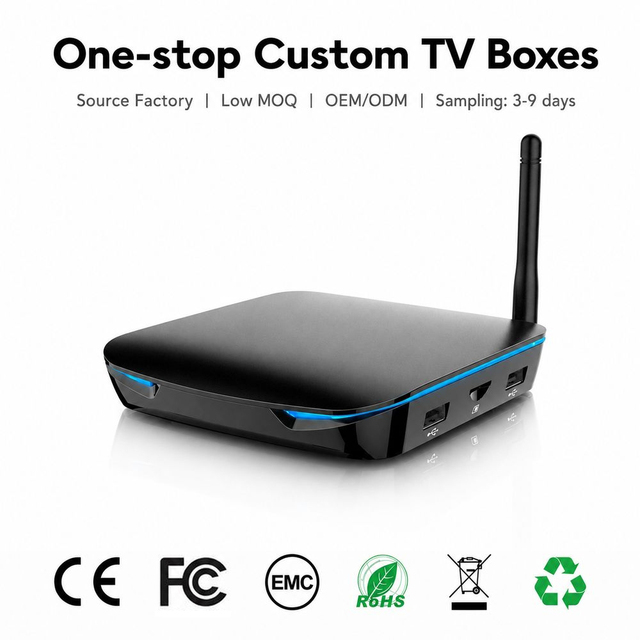 Factory Wholesale Quad Core Android 11 4K Smart TV Box with Versatile Audio Formats for Gaming Sessions