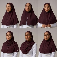 Hijab instantané Timett 2026 en jersey super doux de qualité supérieure, écharpe instantanée à une boucle pour femmes musulmanes, hijab quotidien
