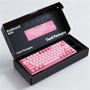Hot Bán Matte Bàn Phím Điện Tử Sóng Hộp Giấy Phân Hủy Sinh Học Giá Rẻ Thấp Moq Người Tiêu Dùng Điện Tử Hộp Giấy - Product Image 4