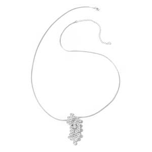 Collar de Moda con Cuentas y Diseño de Serpiente, Acero Inoxidable 316L con Baño de Oro PVD, Sostenible y Resistente, Colgante Largo para Fiesta - Product Image 1