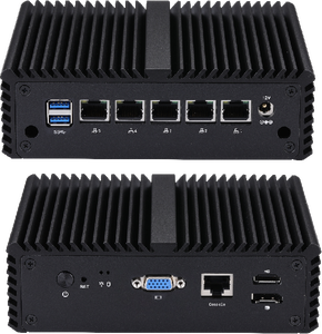 Q10821G5-S08 Qotom Desktop <b>Mini</b> <b>PC</b> Q10821G5 <b>Mini</b> <b>PC</b> Elkhart J6412, 2.6GHz Industrial 5* 2.5G LAN <b>Mini</b> Computer - Product Image 1