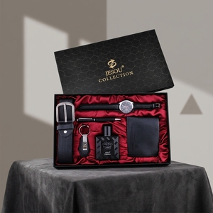 Set de Regalo de Moda para Hombre, Reloj, Cartera, Llavero, Perfume, Caja de Regalo de Lujo para el Día del Padre, San Valentín, Cumpleaños - Product Image 2