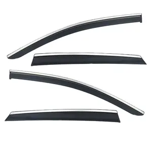 Accesorios de coche, visera de ventana para <span class=keywords><strong>Toyota</strong></span> New <span class=keywords><strong>Highlander</strong></span> 2020 2021 <span class=keywords><strong>2022</strong></span> 2023 2024, deflectores de viento de inyección, protectores de lluvia para clima - Product Image 1