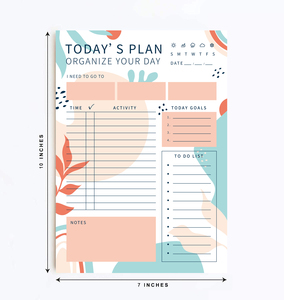 Nuovo Design 6*9 pollici ogni giorno settimanale per fare la lista blocchi Note Logo personalizzato stampato blocco Note Planner in magazzino/personalizzato - Product Image 2