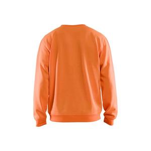 BLAKLADER - 340110745300M <b>Sweatshirt</b> Hi-Vis Orange - EAN 7330509660959 <b>WORK</b> HOODIES - Product Image 2