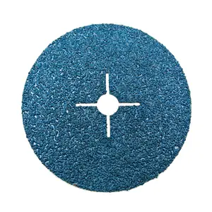 SATC Fiber Disc Cross Center Vulcanized Zirconia 7 Inch 180mm China Strong Vulcanized Fiber Backing ISO9001 MPA EN12413 P16-P120