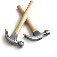 Marteau à griffes de Type américain de 16 OZ forgé en acier à haute teneur en carbone avec manche en bois de hêtre